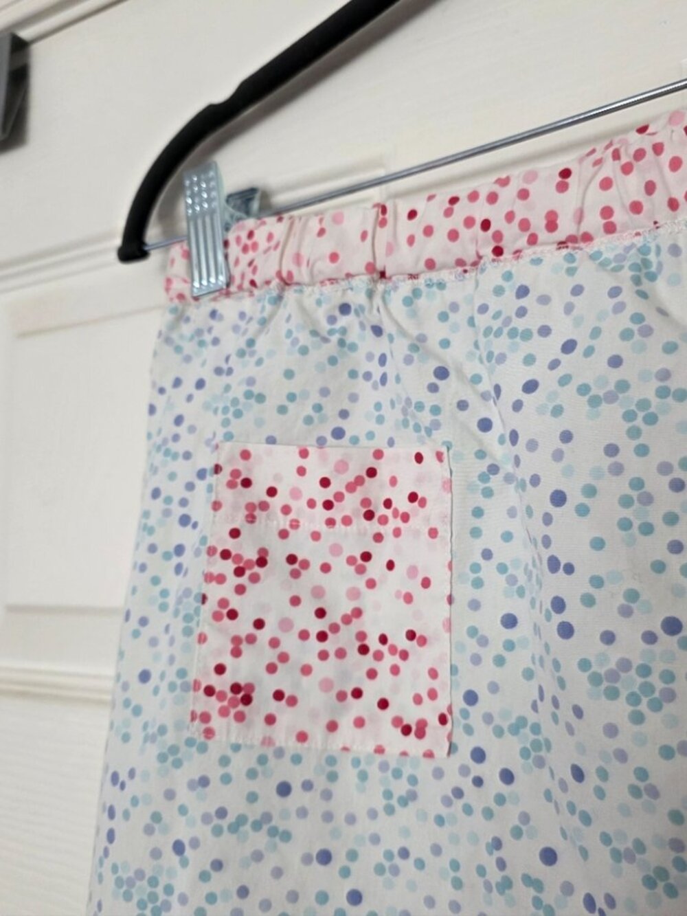 J. Jill Womens Sleepwear Multicolor Polka Dots Patch Pocket Pajama Pants